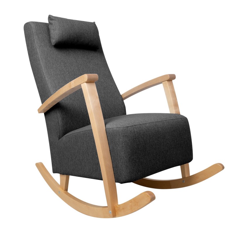 Rocking chair VENLA dark grey