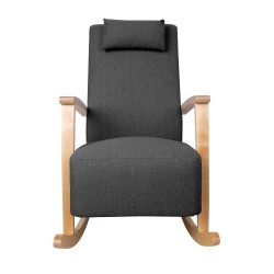 Rocking chair VENLA dark grey