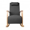 Rocking chair VENLA dark grey