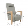 Armchair VENLA beige