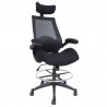 High task chair MILLER black