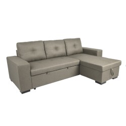 Corner sofa bed CARITA beige