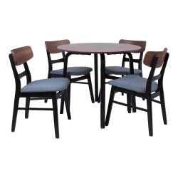 Dining set MIA with 4 chairs