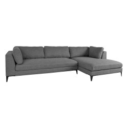 Corner sofa BRIA RC, grey