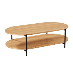 Coffee table DAVIA 115x60xH34cm, oak