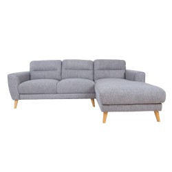 Corner sofa DANTE RC, light grey