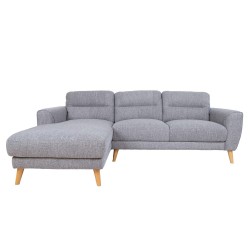 Corner sofa DANTE LC, light grey