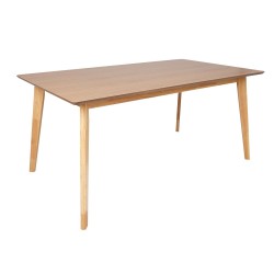 Dining table LENA 160x90xH74cm, oak