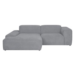 Corner sofa LEHTE left corner, grey