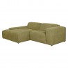 Corner sofa LEHTE left corner, green