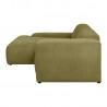 Corner sofa LEHTE left corner, green