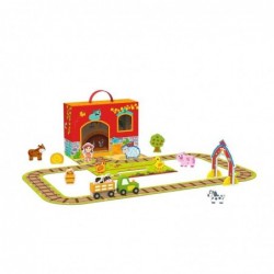 TOOKY TOY Wooden Farm in...