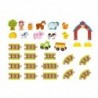 TOOKY TOY Wooden Farm in Suitcase Figures Vehicles