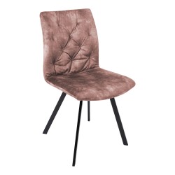 Chair AFTON dark pink velvet