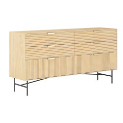 Sideboard BASSEL 120x40xH80cm, 3D melamine