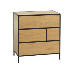 Sideboard HEDVIG 70x40xH74,5cm, ash black