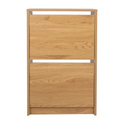 Shoe cabinet AALBORG 49x18xH84cm, oak