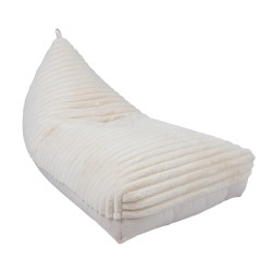 Bean bag FJORD 130x80x20 70cm, white