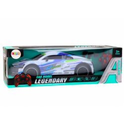 RC Sports Car 1:10 25km/h Lights White