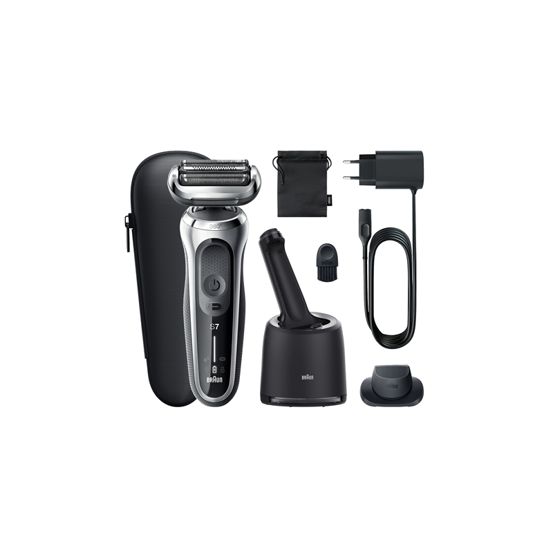 Braun Shaver 71-S7200cc Operating time (max) 50 min Wet & Dry Silver/Black