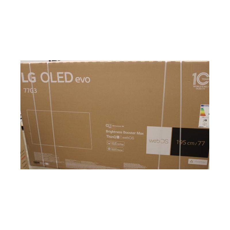 LG OLED77G33LA 77" (195 cm) Smart TV webOS 23 4K UHD OLED DAMAGED PACKAGING