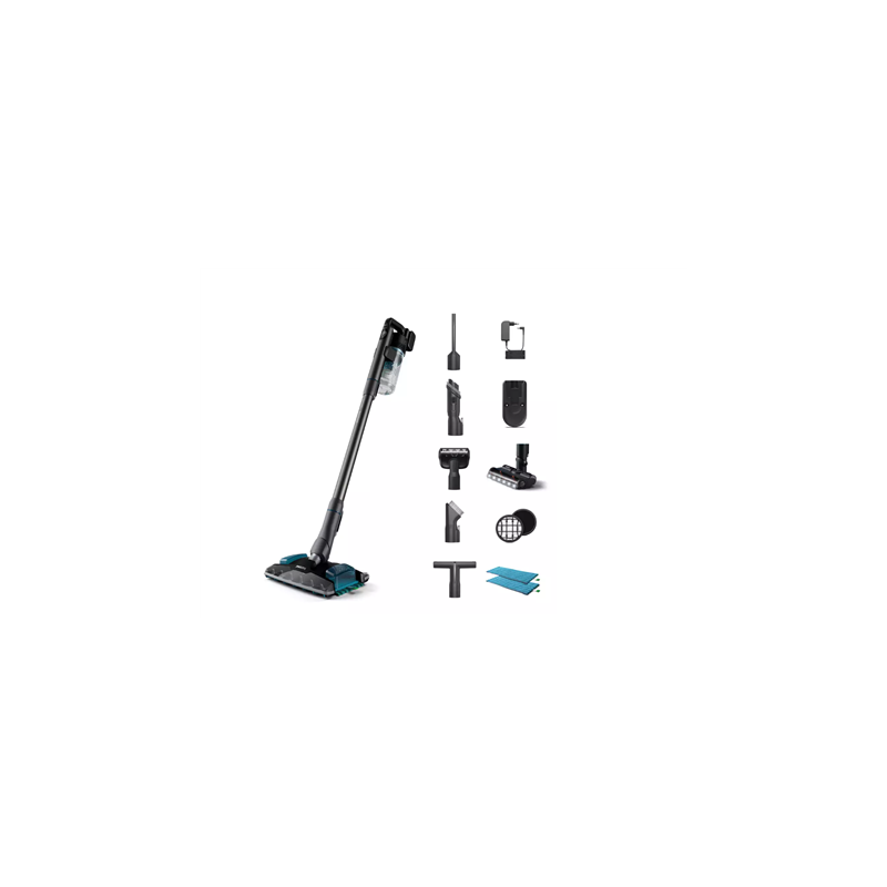 Philips Vacuum cleaner XC8055/01 Aqua Plus Cordless operating Handstick 25.2 V Operating time (max) 80 min |