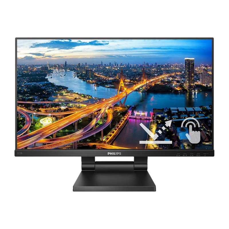 Philips 222B1TC/00 21.5 " IPS 16:9 75 Hz 4 ms 250 cd/mu00b2 Black