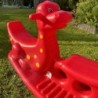 Многоместные качели WOOPIE Dino Balance Swing, красные