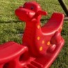 Многоместные качели WOOPIE Dino Balance Swing, красные