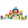 Wooden blocks from Viga Toys Farma 50 elements