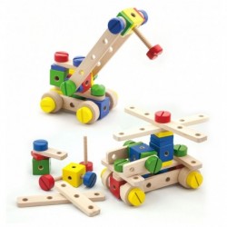 Деревянный конструктор Viga Toys 53 элемента в коробке