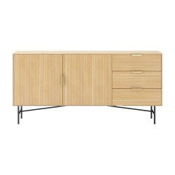 Sideboard BASSEL 160x40H75cm, 3D melamine