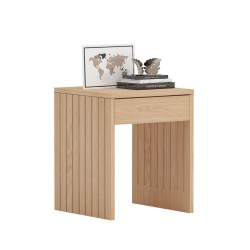 Nightstand SUNNY 40x40xH50cm, melamine oak