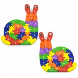 Wooden jigsaw Puzzle Snail...