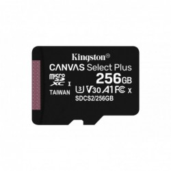 Kingston Technology 256GB micSDXC Canvas Select Plus 100R A1 C10 Card + ADP