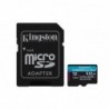 Kingston Technology 512GB microSDXC Canvas Go Plus 170R A2 U3 V30 Card + ADP