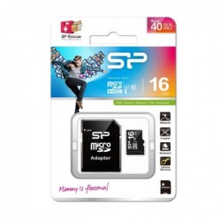 Silicon Power SP016GBSTH010V10SP memory card 16 GB MicroSDHC UHS-I Class 10