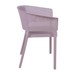 Chair BLUEBERRY pale purple plastic