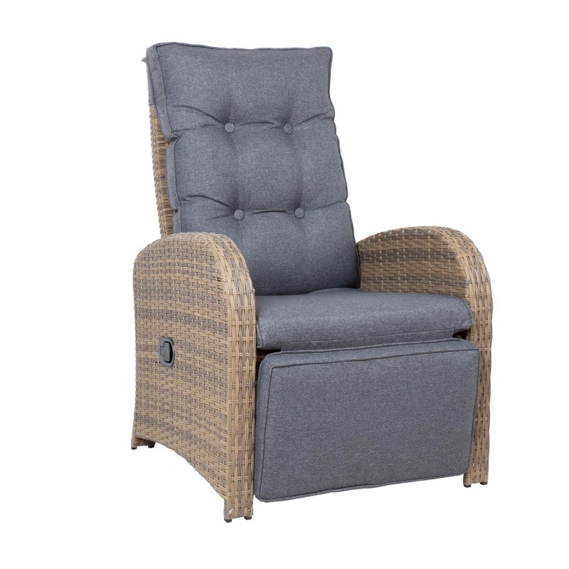 Tugitool MOOR recliner, pruun