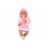 Baby Doll With Pacifier Dress Pink Hat Blanket Accessories 35 cm