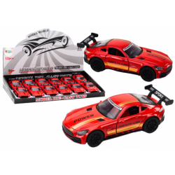 Sports Car Car 1:32 Action Figure Red Spoiler Metal