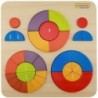 Развивающая головоломка Wooden Masterkidz Colorful Jigsaw Puzzle
