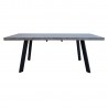 Dining table BRIGIT 159 198x84,5xH77cm, concrete