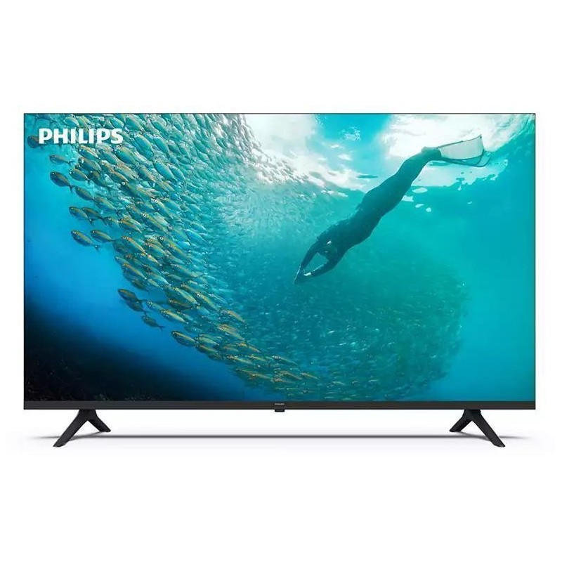 TV Set PHILIPS 50" 4K/Smart 3840x2160 Wireless LAN Bluetooth Titan OS Black 50PUS7009/12