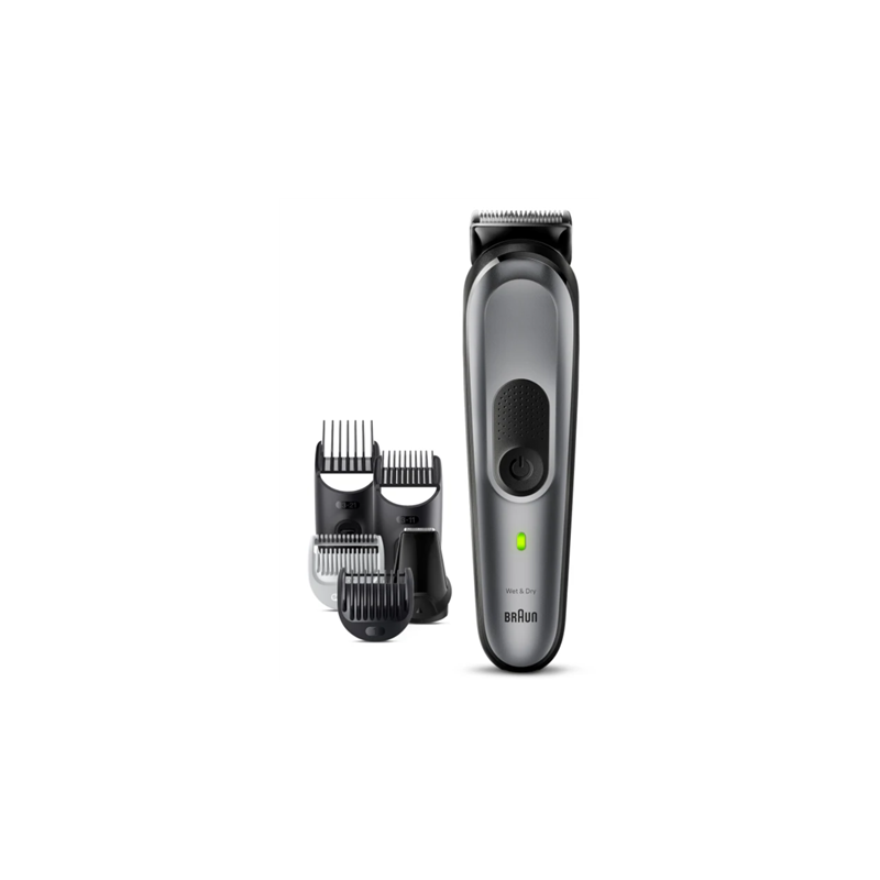 Braun All-in-one Trimmer MGK7420 Cordless Number of length steps 13 Black/Grey