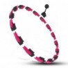 SET HULA HOOP MAGNETIC BLACK/PINK HHM16 WITH WEIGHT + COUNTER HMS + WAIST SUPPORT BR163 BLACK
