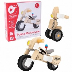 CLASSIC WORLD Construction Blocks Police Motorcycle