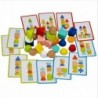TOOKY TOY Wooden Blocks Puzzle Game 24 Patterns 36 el.