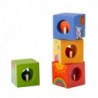 CLASSIC WORLD Wooden Sensory Blocks Educational Puzzle Animals Puzzle for Children 4 pcs.