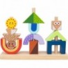 TOOKY TOY Wooden Sorter Forest Booklet Three Sticks on a Stand